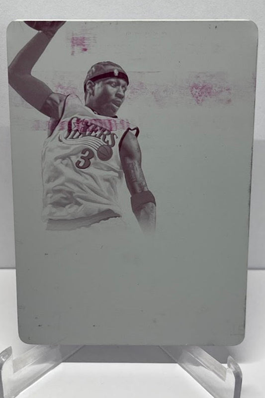 2015 Panini Flawless Printing Plate Allen Iverson Philadelphia 76ers 1/1
