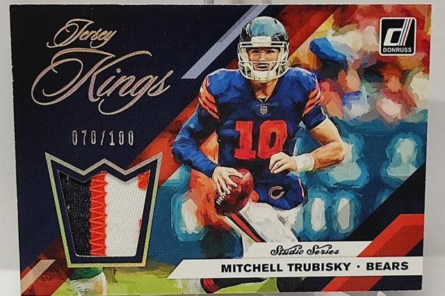 2019 Panini Donruss Jersey Kings Mitchell Trubisky Bears 070/100