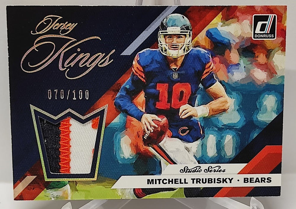 2019 Panini Donruss Jersey Kings Mitchell Trubisky Bears 070/100