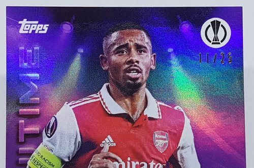 2022-23 Topps Showtime Champions League Gabriel Jesus Arsenal 11/25