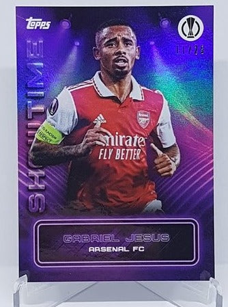 2022-23 Topps Showtime Champions League Gabriel Jesus Arsenal 11/25