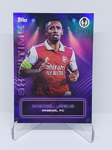 2022-23 Topps Showtime Champions League Gabriel Jesus Arsenal 11/25