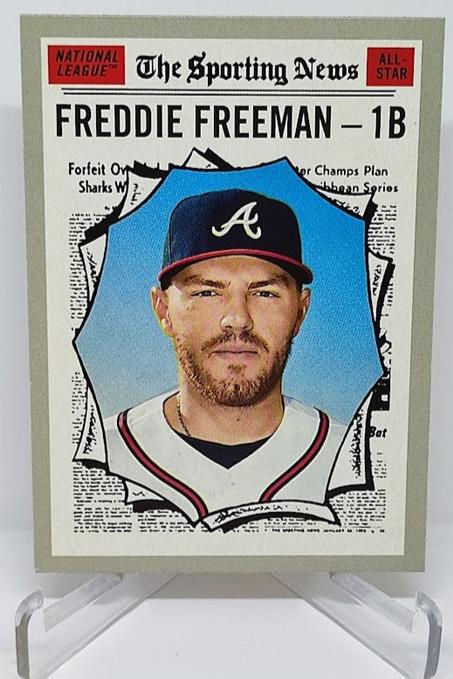 2019 Topps Heritage Freddie Freeman Atlanta Braves #362