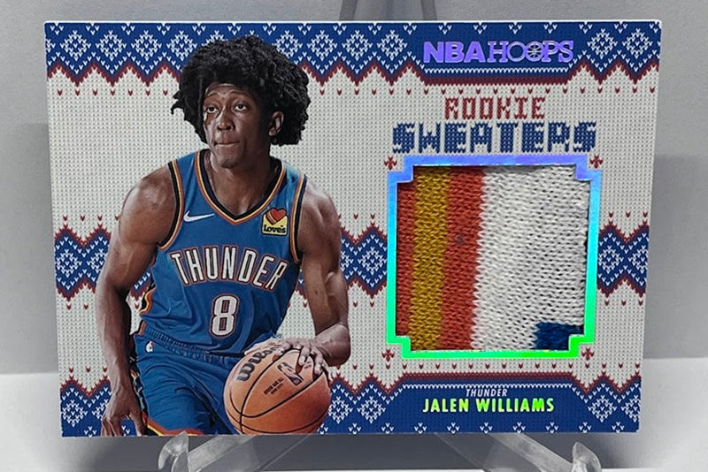 2022-23 Panini Hoops Rookie Sweaters Jalen Williams OKC