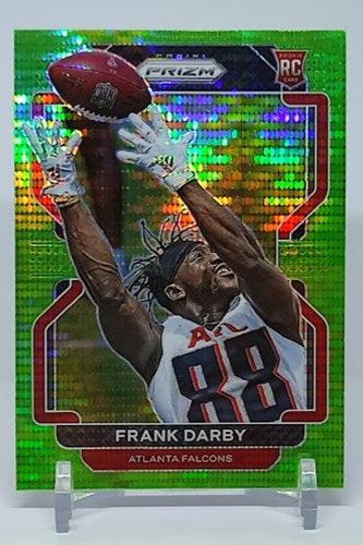 2021 Panini Prizm Green PulsarPrizm RC Frank Darby Falcons *1