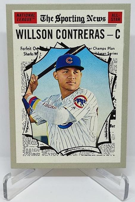 2019 Topps Heritage Willson Contreras Chicago Cubs #361