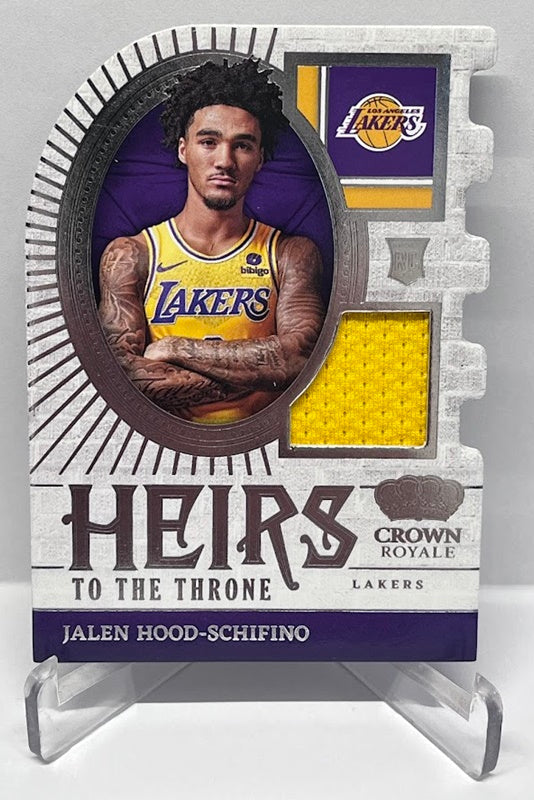 2023-24 Panini Crown Royale Heirs To The Throne RC Jalen Hood-Schifino