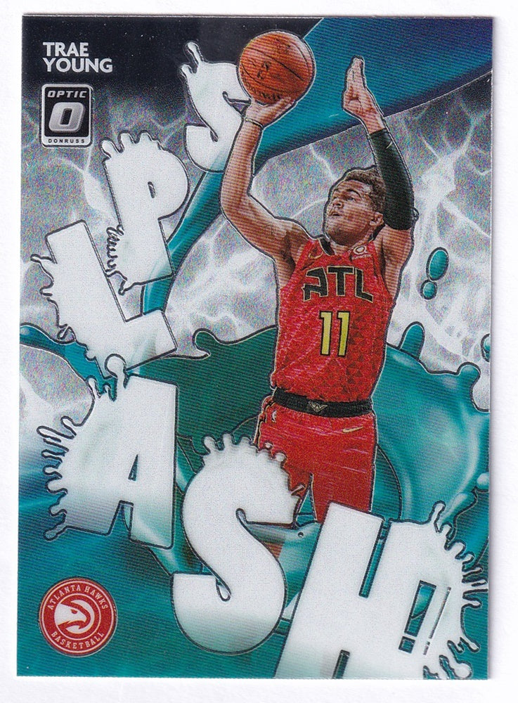 2020-21 Panini Donruss Optic Splash Trae Young Hawks #11