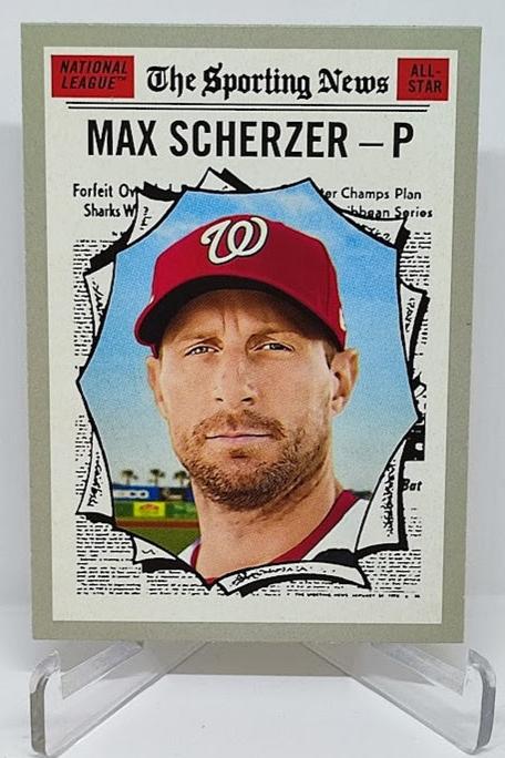 2019 Topps Heritage Max Scherzer Washington Nationals #360