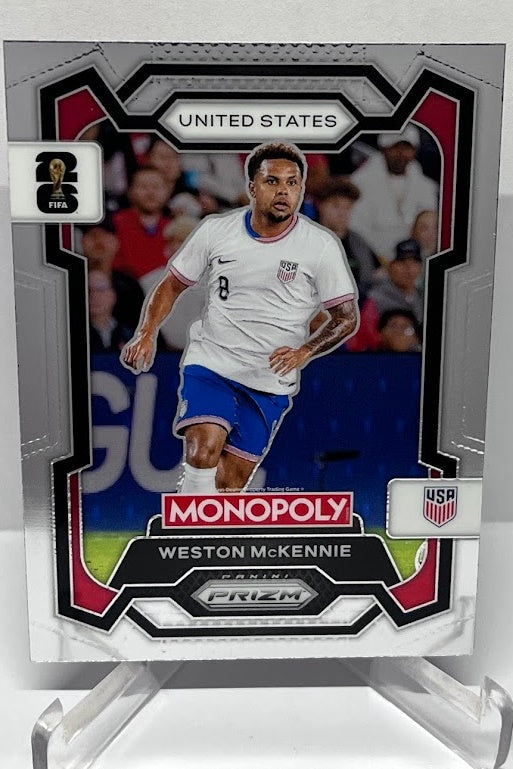 2026 Panini Monopoly Prizm FIFA World Cup Weston McKennie United States #50