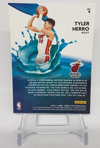 2020-21 Panini Donruss SPLASH Tyler Herro Heat #4