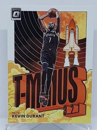 2021-22 Panini Donruss Prizm T-Minus Kevin Durant Nets #6