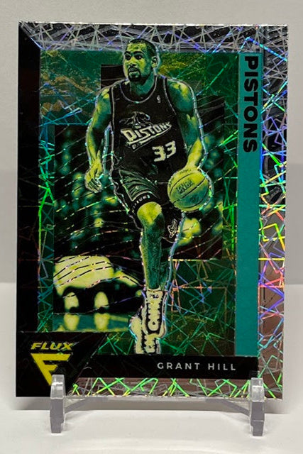 2020-21 Panini Flux Laser Prizm Grant Hill Pistons #199