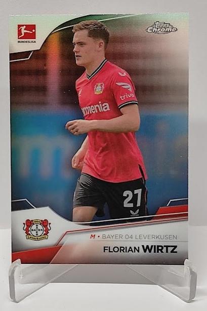 2022-23 Topps Chrome Refractor Florian Wirtz Leverkusen #61