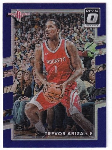 2017-18 Panini Donruss Blue Prizm Trevor Ariza Rockets #54