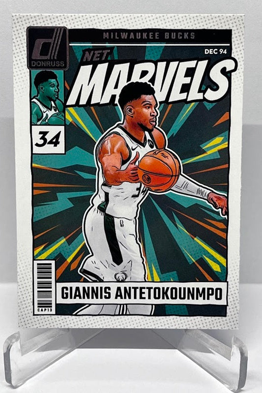 2024-25 Panini Donruss Net Marvels Giannis Antetokounmpo Bucks #17