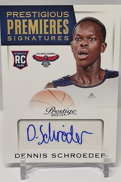 2013-14 Panini Prestige Prestigious Premieres Signatures Dennis Schröder *2