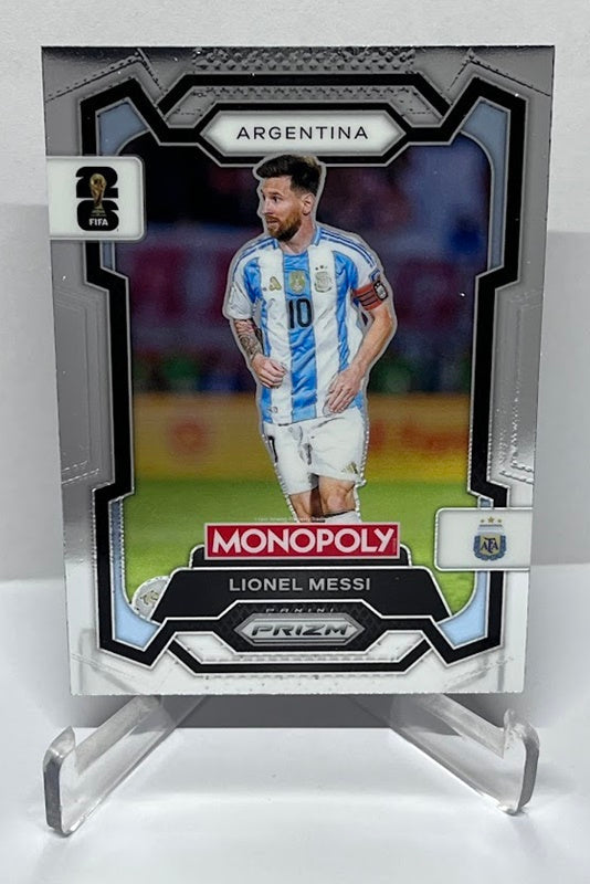2026 Panini Monopoly Prizm FIFA World Cup Lionel Messi Argentina #1