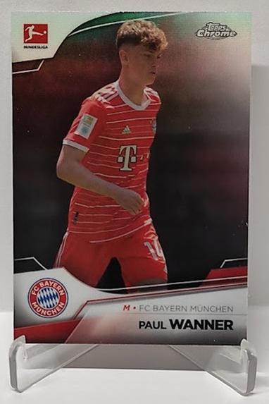 2022-23 Topps Chrome Refractor Paul Wanner München #82