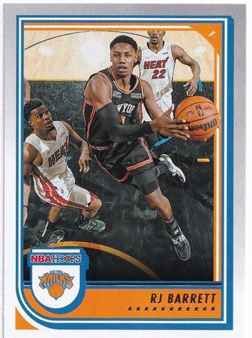 2022-23 Panini Hoops RJ Barrett Knicks #18