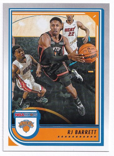 2022-23 Panini Hoops RJ Barrett Knicks #18