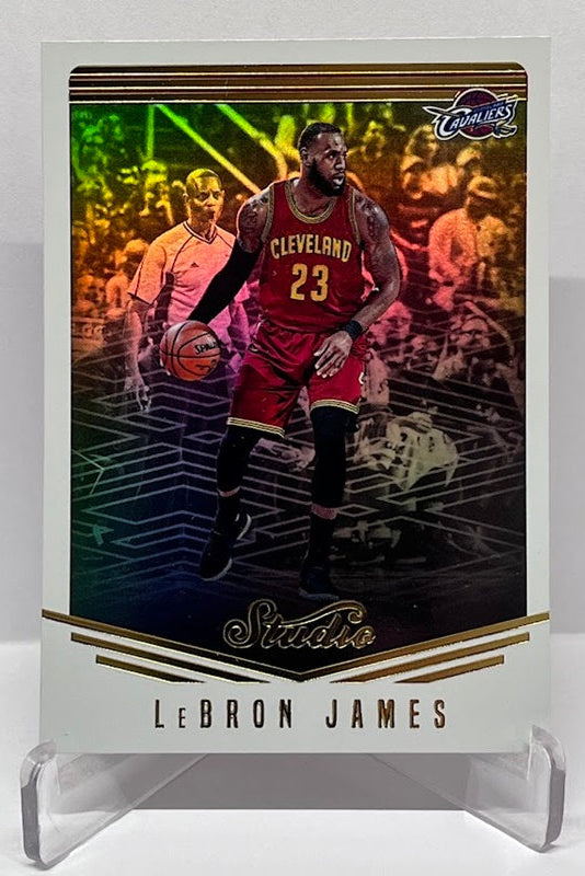 2016-17 Panini Studio LeBron James Cleveland Cavaliers #18