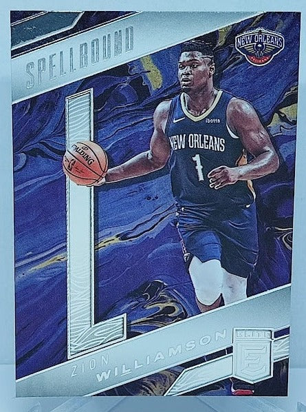 2021-22 Panini Donruss Elite Spellbound L Zion Williamson Pelicans #29