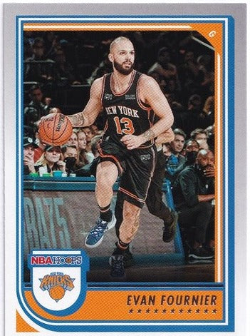 2022-23 Panini Hoops Evan Fournier Knicks #19