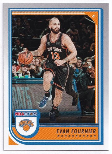 2022-23 Panini Hoops Evan Fournier Knicks #19