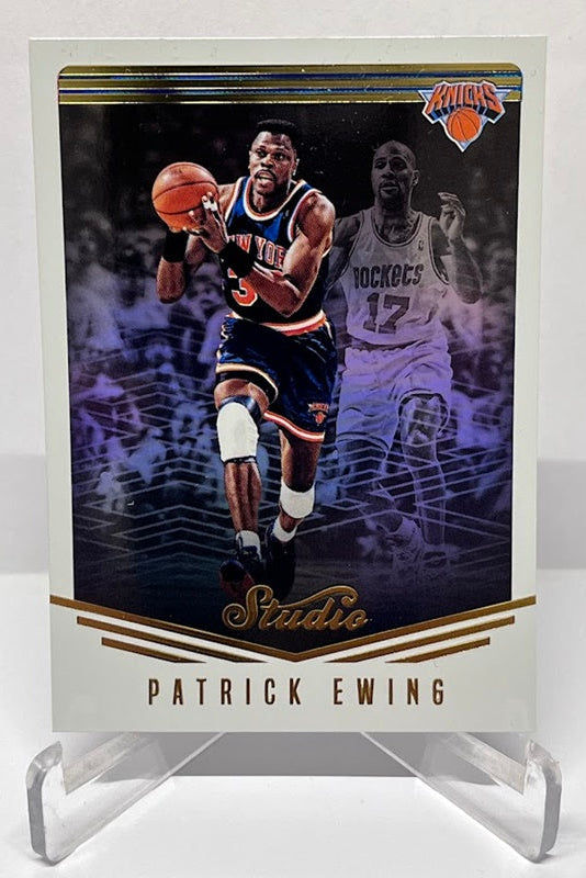 2016-17 Panini Studio Patrick Ewing New York Knicks #61