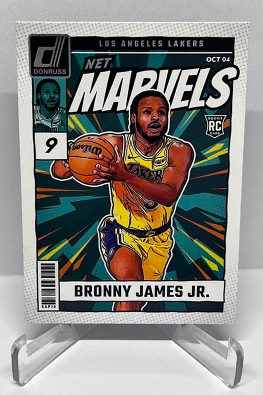 2024-25 Panini Donruss Net Marvels RC Bronny James Lakers #11