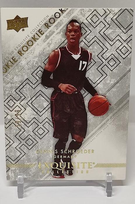 2012-13 Upper Deck Exquisite RC Dennis Schröder 19/99 *2