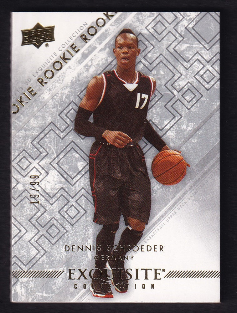 2012-13 Upper Deck Exquisite RC Dennis Schröder 19/99 *2