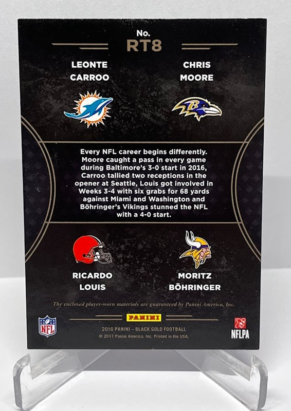 2016 Panini Black Gold Rookie Tetrad Patch Moritz Böhringer 46/49