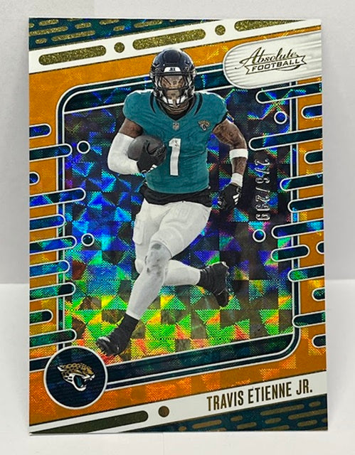 2024 Panini Absolute Orange Travis Etienne Jaguars 276/299 #47 *3