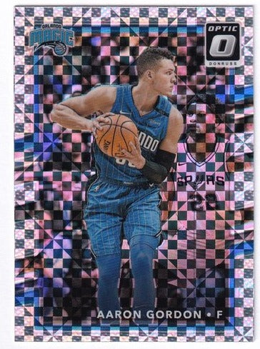 2017-18 Panini Donruss Optic Checkerboard Aaron Gordon Magic #106