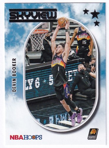 2021-22 Panini Hoops Skyview Devin Booker Suns 21