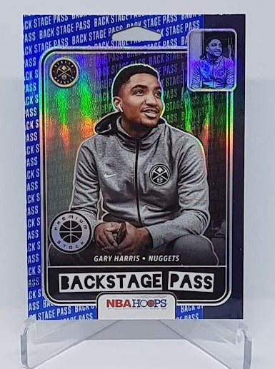 2019-20 Panini Hoops Prizm Backstage Pass Gary Harris Nuggets #10