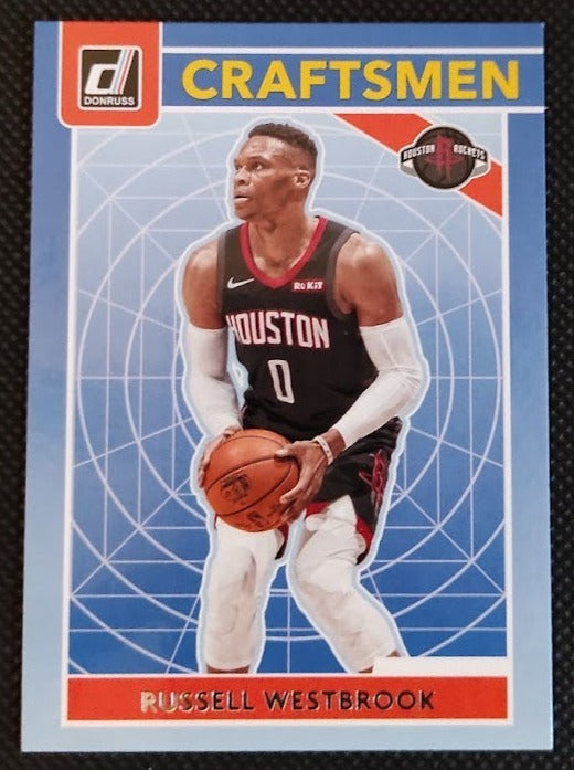 2020-21 Panini Donruss Craftsmen Russell Westbrook Rockets #1