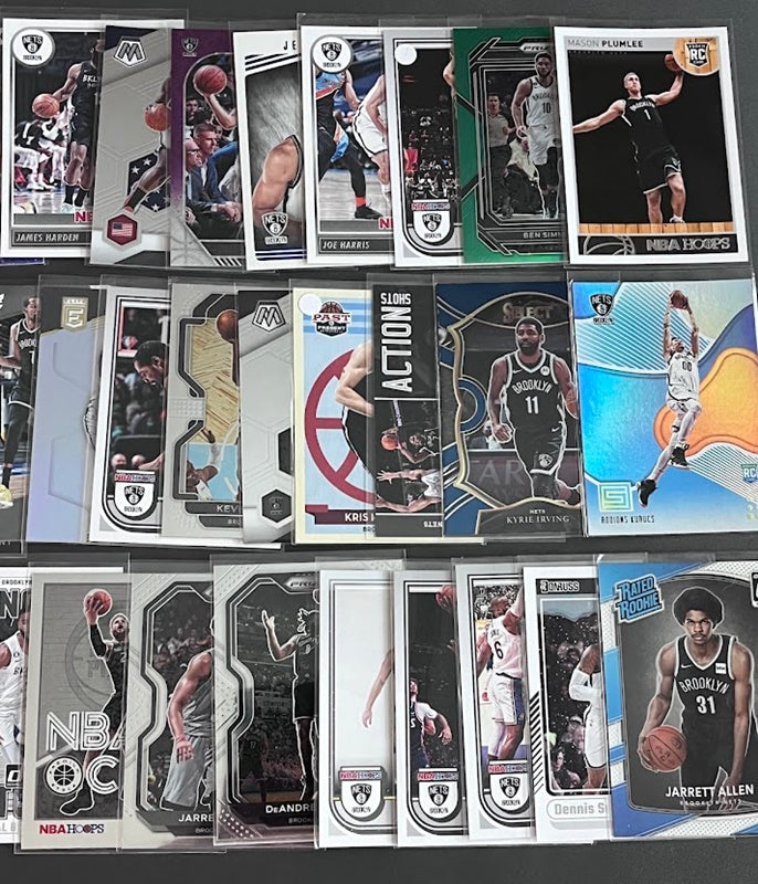 30 Card Team Lot BROOKLYN NETS Rookies & Veterans A