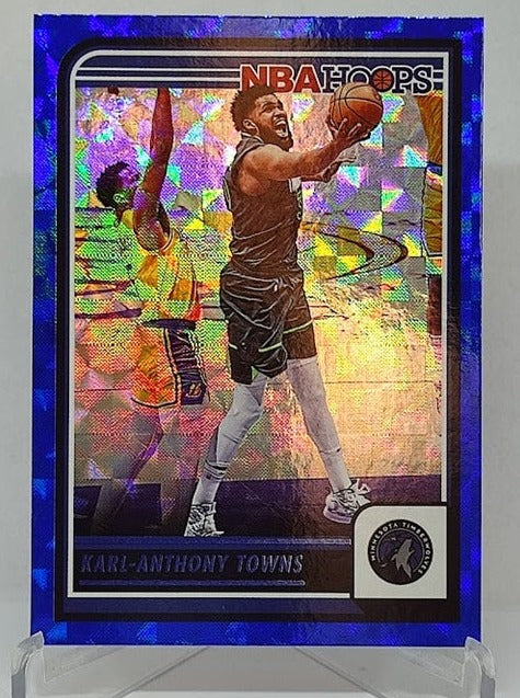 2023-24 Panini Hoops Hyper Blue Karl-Anthony Towns Timberwolves #19