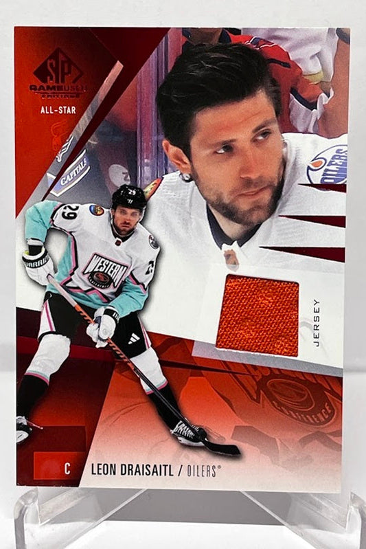 2023-24 Upper Deck SP Game Used Edition Jersey All-Star Leon Draisaitl Oilers