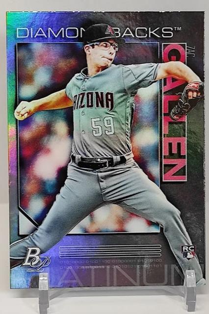 2020 Topps Bowman Platinum RC Zac Gallen Arizona