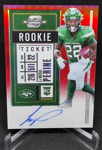 2020 Panini Contenders Optic RC La'Mical Perine NY Jets 172/199 #135