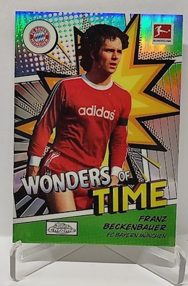 2022-23 Topps Chrome Wonder of Time Franz Beckenbauer Bayern Case Hit