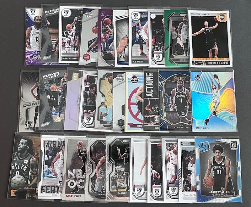 30 Card Team Lot BROOKLYN NETS Rookies & Veterans A