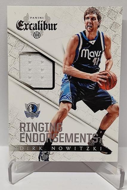 2014-15 Panini Excalibur Ringing Endorsements Dirk Nowitzki Mavericks #19