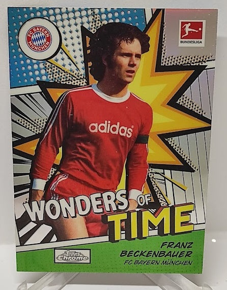 2022-23 Topps Chrome Wonder of Time Franz Beckenbauer Bayern Case Hit