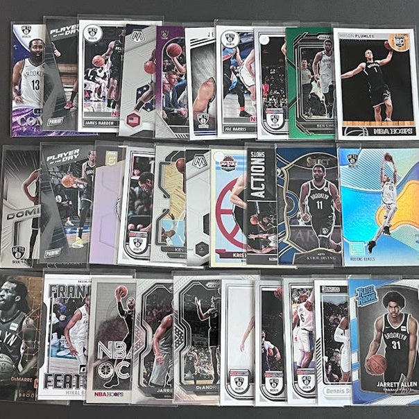 30 Card Team Lot BROOKLYN NETS Rookies & Veterans A