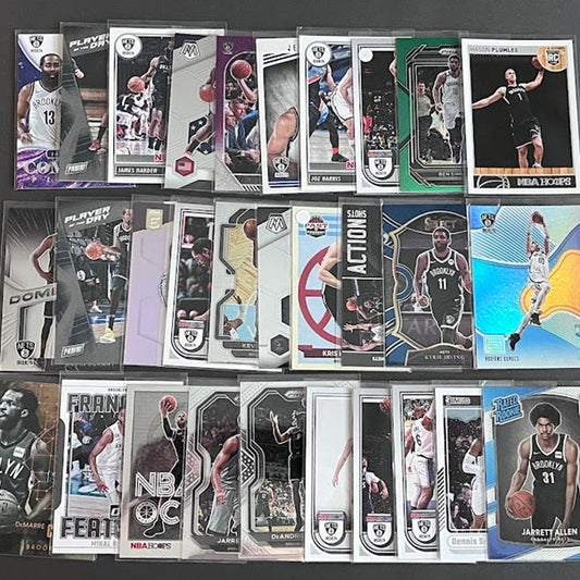 30 Card Team Lot BROOKLYN NETS Rookies & Veterans A